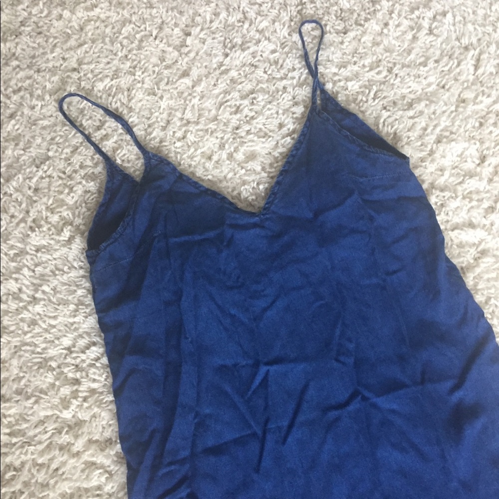 Super lightweight denim midi dress